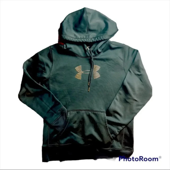 Under Armour‎ Black Bedazzle Hoodie Size Small. See Photos - Picture 1 of 4